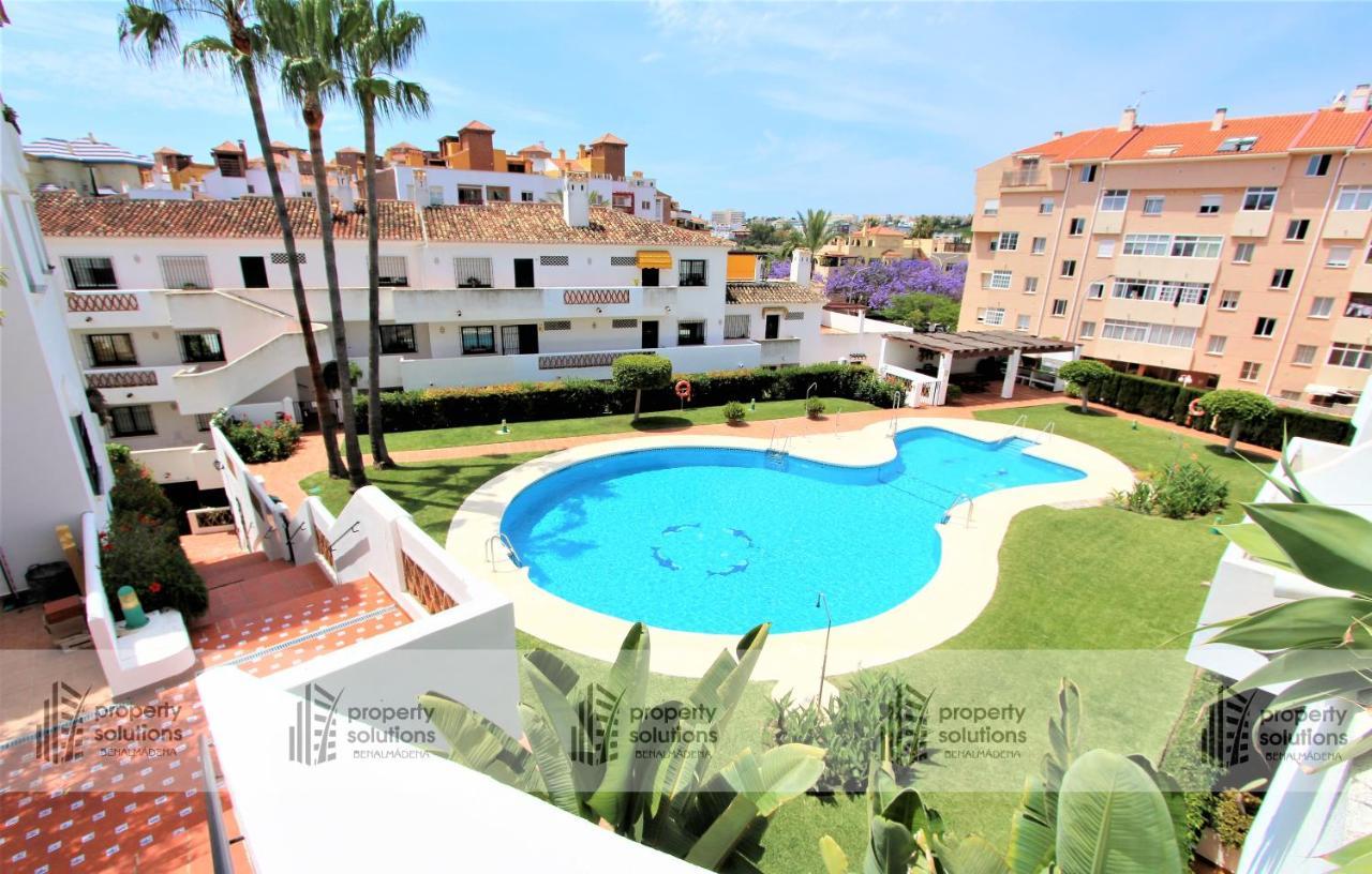 Pueblo Del Parque 3 - Terraza Soleada Con Jardin - Piscina Y Playa - Urbanizacion Tranquila Apartment Benalmadena Ngoại thất bức ảnh