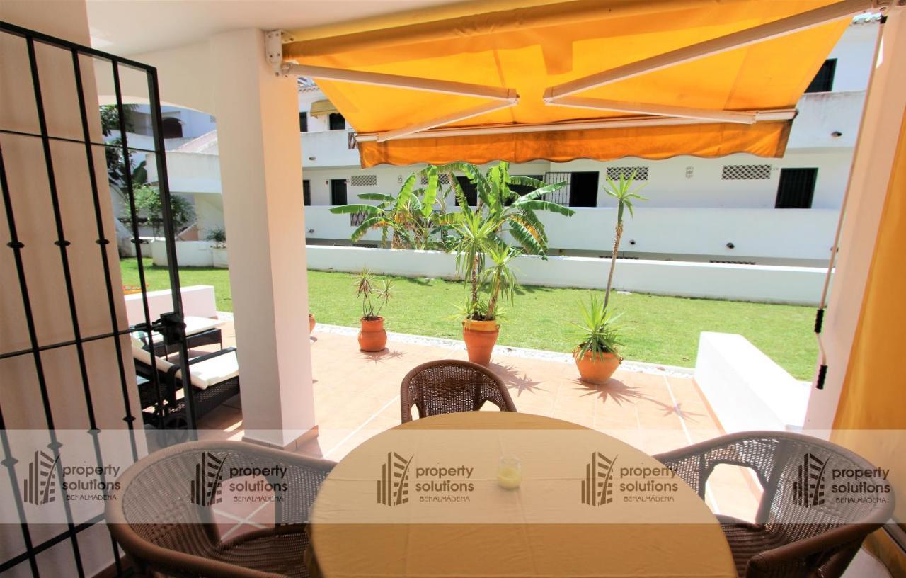 Pueblo Del Parque 3 - Terraza Soleada Con Jardin - Piscina Y Playa - Urbanizacion Tranquila Apartment Benalmadena Ngoại thất bức ảnh
