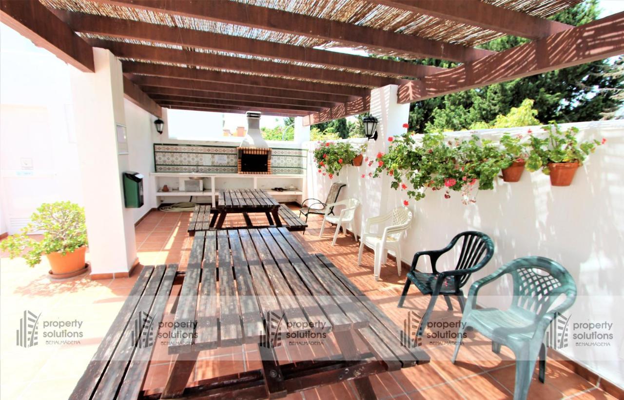 Pueblo Del Parque 3 - Terraza Soleada Con Jardin - Piscina Y Playa - Urbanizacion Tranquila Apartment Benalmadena Ngoại thất bức ảnh