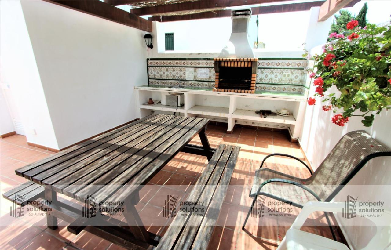 Pueblo Del Parque 3 - Terraza Soleada Con Jardin - Piscina Y Playa - Urbanizacion Tranquila Apartment Benalmadena Ngoại thất bức ảnh