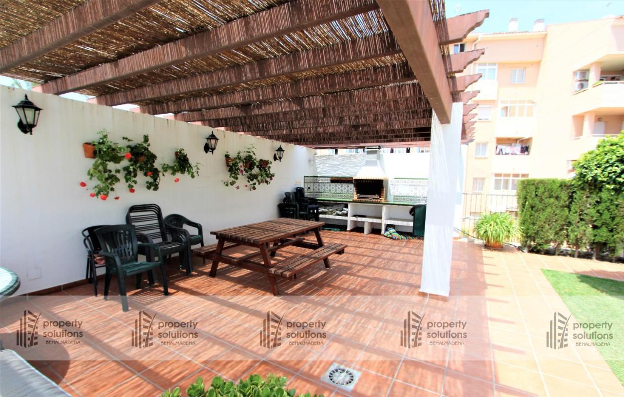 Pueblo Del Parque 3 - Terraza Soleada Con Jardin - Piscina Y Playa - Urbanizacion Tranquila Apartment Benalmadena Ngoại thất bức ảnh
