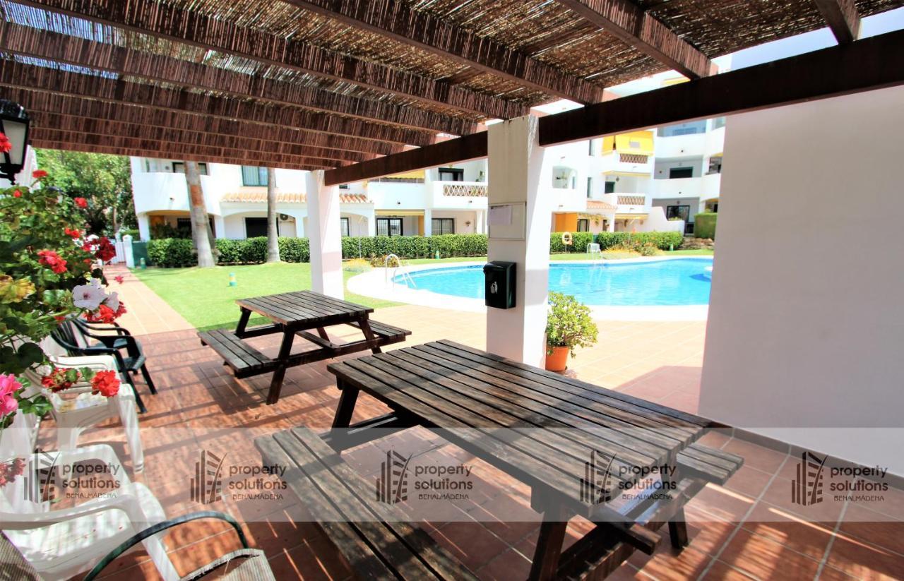 Pueblo Del Parque 3 - Terraza Soleada Con Jardin - Piscina Y Playa - Urbanizacion Tranquila Apartment Benalmadena Ngoại thất bức ảnh